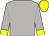 light grey, yellow cuffs, yellow cap