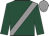 Dark green, grey sash, grey cap