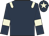 Dark blue, beige epaulets, armlets and star on cap