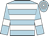 Light blue, white hoops and armlets