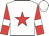 White body, red star, red arms, white armlets, white cap