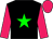 Black body, green star, rose arms, rose cap