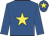 Royal blue, yellow star and star on cap