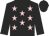 Black, pink stars, black sleeves and cap