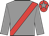 Grey, red sash, red cap, grey star