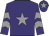 Purple, grey star, grey chevrons on sleeves, grey star on cap