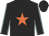 Black Body, Orange Star, Black Arms, Soft Blue Seams, Black Cap