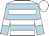White Body, Soft Blue Hooped, Soft Blue Arms, White Armlets, White Cap
