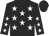 Black, white stars, black cap