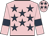 Pink, dark blue stars and armlets