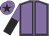 Mauve, black seams, halved sleeves and star on cap