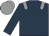 Dark blue, grey epaulets, grey cap