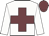 White body, garnet CROSS, white arms, garnet cap