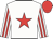 White, Red Star, White sleeves, red stripes, Red cap