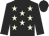 Black body, beige stars, black arms, black cap