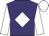 Purple body, white diamond, white arms, white cap