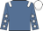 Empire blue, white epaulettes, empire blue sleeves, white stars and cap