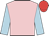 Pink, light blue sleeves, red cap