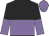 Black and mauve halved horizontally, black and mauve halved sleeves, mauve cap