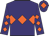 Purple, orange triple diamond, diamonds on sleeves, purple cap, orange diamond
