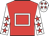 Red, white hollow box, white sleeves, red stars, white cap, red stars