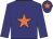 Navy, orange star, orange star on navy cap