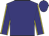 navy blue, yellow seams on sleeves