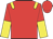 Red, yellow epaulets, halved sleeves