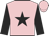 Pink, black star, black sleeves, pink cap