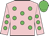 Pink, Lime Green spots, lime Green cap