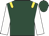 Dark green, yellow epaulets, white sleeves