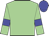 Light green, blue armlets and cap