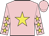 Pink, yellow star, pink sleeves, yellow stars