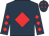 Dark blue, red diamond, diamonds on sleeves and cap