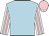 Light blue, white & pink striped sleeves, pink cap