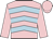 Pink & light blue chevrons, pink sleeves & cap