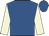 Royal blue, beige sleeves