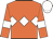 Orange, white triple diamond, armlets and cap