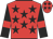 Red, black stars, black sleeves, red armlets