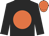 Black body, orange disc, black arms, orange cap