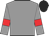 Grey body, grey arms, red armlets, black cap