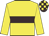 Yellow, brown hoop, yellow sleeves, brown & yellow check cap