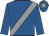 Royal blue, grey sash, royal blue cap, grey star