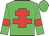 Lime Green, Red cross of Lorraine and armlets, Lime Green cap
