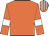 Orange, white armlets, striped cap