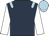 dark blue, light blue epaulettes, white sleeves, light blue cap