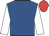 Royal blue, white sleeves, red cap