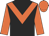 Black, Orange chevron, orange sleeves and cap