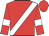 red, white sash, white armlets, red cap