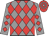 Grey and Red diamonds, Red cap, Grey hoops